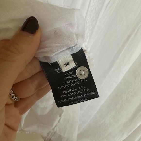 Isabel  Marant Etolie White Alba Embroidered Dress - Picture 5 of 5